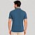 Camisa Polo Dudalina Frisos Degradê Ve27 Azul Masculino - Imagem 2