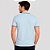 Camisa Polo Dudalina Frisos Ve27 Azul Claro Masculino - Imagem 2