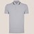 Camisa Polo Dudalina Piquet Jacquard Ve27 Cinza Masculino - Imagem 3