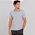 Camisa Polo Dudalina Piquet Jacquard Ve27 Cinza Masculino - Imagem 1