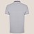 Camisa Polo Dudalina Piquet Jacquard Ve27 Cinza Masculino - Imagem 4