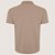 Camisa Polo Dudalina Frisos Degradê Ve27 Bege Masculino - Imagem 4