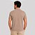 Camisa Polo Dudalina Frisos Degradê Ve27 Bege Masculino - Imagem 2