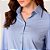 Camisa Dudalina Regular Performance Ve27 Azul Feminino - Imagem 4