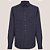Camisa Dudalina Milano Xadrez Stretch Ve27 Marinho Masculino - Imagem 3
