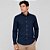 Camisa Jeans Individual Slim Ve27b Azul Masculino - Imagem 1