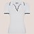 Camisa Polo Dudalina Tricot Flavia Ve27 Off White Feminino - Imagem 3