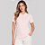 Camisa Polo Dudalina Decote V Ve27 Rosa Feminino - Imagem 1