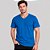 Camiseta Colcci Gola V Pr27 Azul Masculino - Imagem 1
