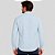 Camisa Individual Slim Cross Dye Color Ve27 Azul Masculino - Imagem 2
