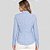 Camisa Dudalina Slim Floral Ve27 Azul Feminino - Imagem 2