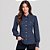 Camisa Dudalina Slim Estrelas Ve27 Marinho Feminino - Imagem 1