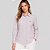 Camisa Dudalina Slim Listrado Ve27 Rosa Feminino - Imagem 1