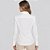 Camisa Dudalina Slim Jacquard Ve27 Branco Feminino - Imagem 2