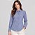 Camisa Dudalina Slim Sandra Ve27 Azul Feminino - Imagem 1