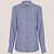 Camisa Dudalina Slim Sandra Ve27 Azul Feminino - Imagem 3