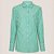 Camisa Dudalina New Slim Rafaela Ve27 Verde Feminino - Imagem 3