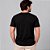Camiseta Dudalina Cotton Flex Ve27 Preto Masculino - Imagem 2