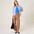 Blusa Dudalina Amanda Ve27 Azul Feminino - Imagem 4