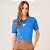 Blusa Dudalina Amanda Ve27 Azul Feminino - Imagem 1