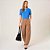 Blusa Dudalina Amanda Ve27 Azul Feminino - Imagem 3