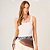 Regata Dudalina Tricot Ve27 Off White Feminino - Imagem 3