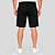 Bermuda Jeans Dudalina Chino Right Ve27 Preto Masculino - Imagem 2