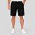 Bermuda Jeans Dudalina Chino Right Ve27 Preto Masculino - Imagem 1