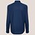 Camisa Dudalina Milano Maquinetada Ve27 Azul Masculino - Imagem 4