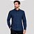 Camisa Dudalina Milano Maquinetada Ve27 Azul Masculino - Imagem 1