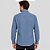 Camisa Dudalina Slim Ve27 Azul Masculino - Imagem 2