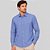 Camisa Dudalina Comfort Flame Listrado Ve27 Azul Masculino - Imagem 1