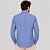 Camisa Dudalina Comfort Flame Listrado Ve27 Azul Masculino - Imagem 2