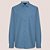 Camisa Dudalina Comfort Tricoline Lisa Ve27 Azul Masculino - Imagem 3