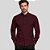 Camisa Dudalina Slim Tricoline Ve27 Bordô Masculino - Imagem 1