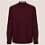 Camisa Dudalina Slim Tricoline Ve27 Bordô Masculino - Imagem 3