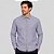 Camisa Dudalina Slim Listras Bicolor Ve27 Azul Masculino - Imagem 1