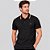 Camisa Polo Colcci Triple Line Ve27 Preto Masculino - Imagem 1