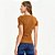 Blusa Colcci Slim Canelada Ve27 Marrom Feminino - Imagem 2