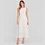 Vestido Tricot Dudalina Tina Ve27 Off White Feminino - Imagem 1