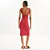 Vestido Canelado Colcci Open Midi Ve27 Vermelho Feminino - Imagem 2