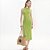 Vestido Canelado Colcci Midi Letter Ve27 Verde Feminino - Imagem 1