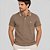 Camisa Polo Colcci Iconic Listras Ve27 Marrom Masculino - Imagem 1