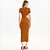 Vestido Colcci Midi Ve27 Marrom Feminino - Imagem 2