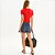 Camiseta Colcci Letters Ve27 Vermelho Feminino - Imagem 4