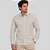 Camisa Xadrez Dudalina Slim Tricoline Ve27 Bege Masculino - Imagem 1