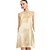 Vestido Colcci Curto Ve27 Bege Feminino - Imagem 1