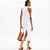 Vestido Canelado Colcci Midi Ve27 Off White Feminino - Imagem 2