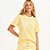 Camiseta Colcci Summer Ve27 Amarelo Feminino - Imagem 1