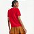 Camiseta Colcci Sunset Ve27 Vermelho Feminino - Imagem 2